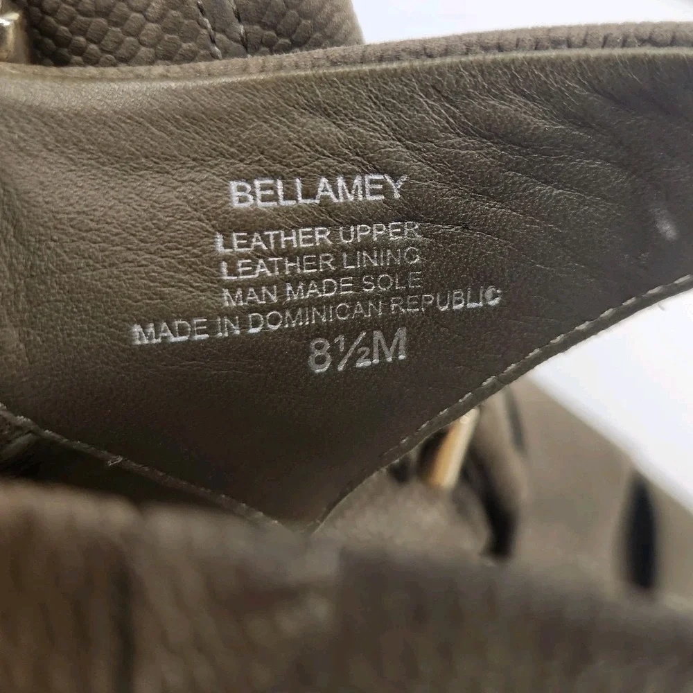 Nurture‎ Bellamy Womens Leather Sandals Size 8.5 Brown